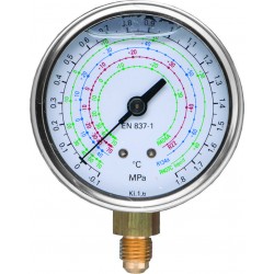 Gauges - “Pulse-Free” - Radial Connection MAN-NPT-80-PF-600-H-R - R600