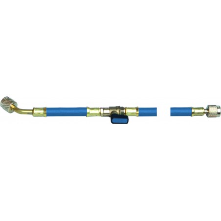 3000 Mm Blue Flexible Hose With Mid Valve 45 Tf 3000 516