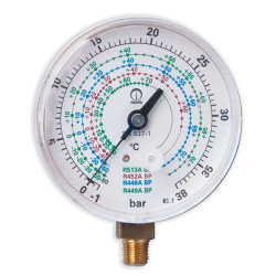 Gauges - “Pulse-Free” - Radial Connection MAN-NPT-80-PF-S3-L-R - R134 ...