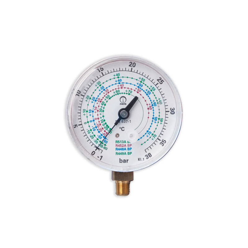 Gauges - “Pulse-Free” - Radial connection MAN-NPT-80-C1-PF-L